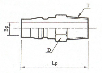Штуцера Kawasaki DPM-40 (наружная резьба) для инструмента