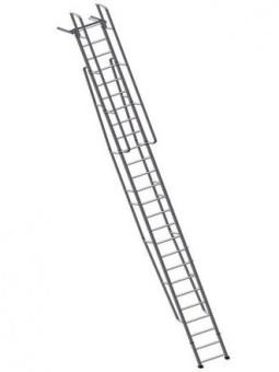 Лестница приставная наклонная алюминиевая ЛПНА-8,2М